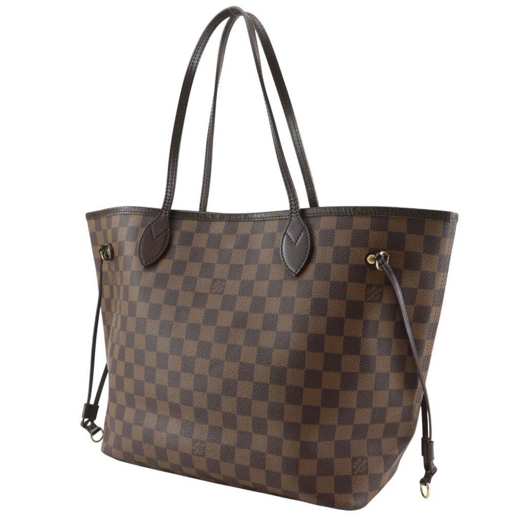 LOUIS VUITTON Brown Damier Canvas Neverfull MM Tote Bag - Picture 2 of 16